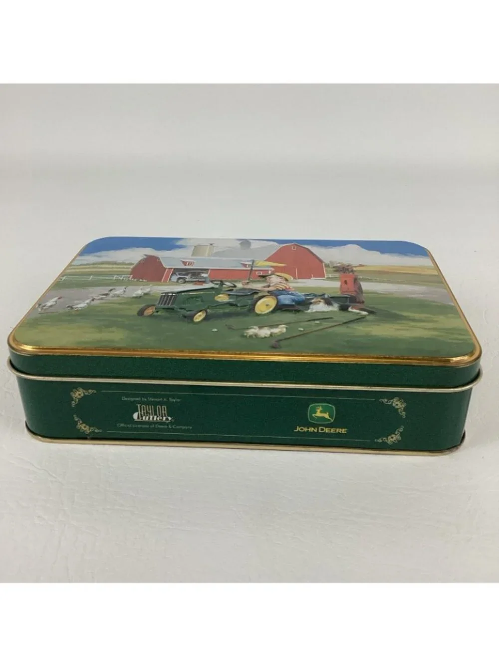 John Deere Golf Collector Tin Gift Set Logo Golf Balls Divot Tool Tees Zolan
